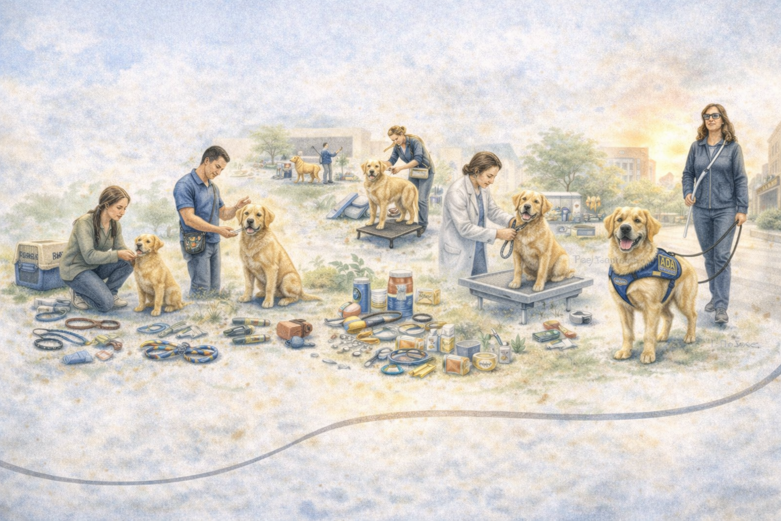 "Service Dog Training - Costs Borne and Risks Taken When Searching for Value" 4 Service Dog Training Overview