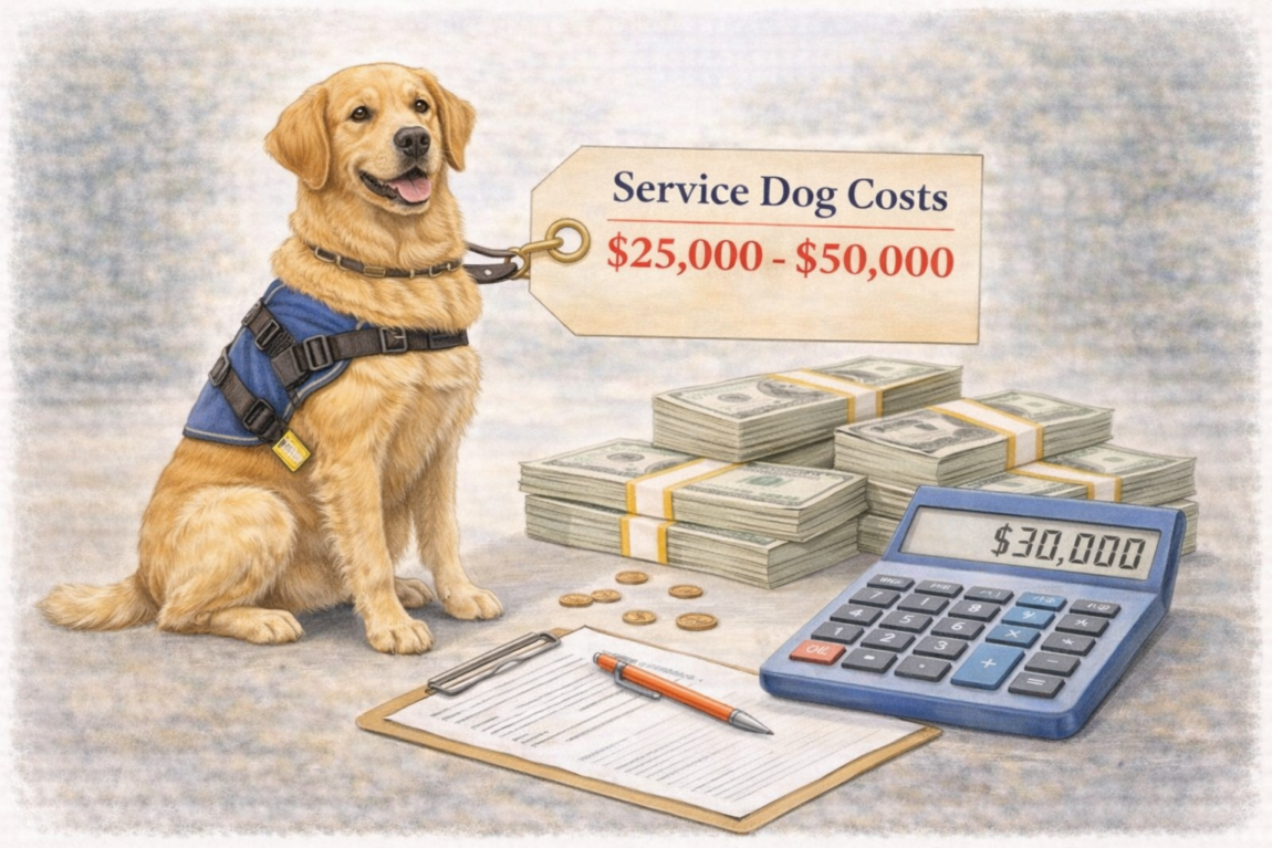 Valuable Service Dogs are Not Cheap