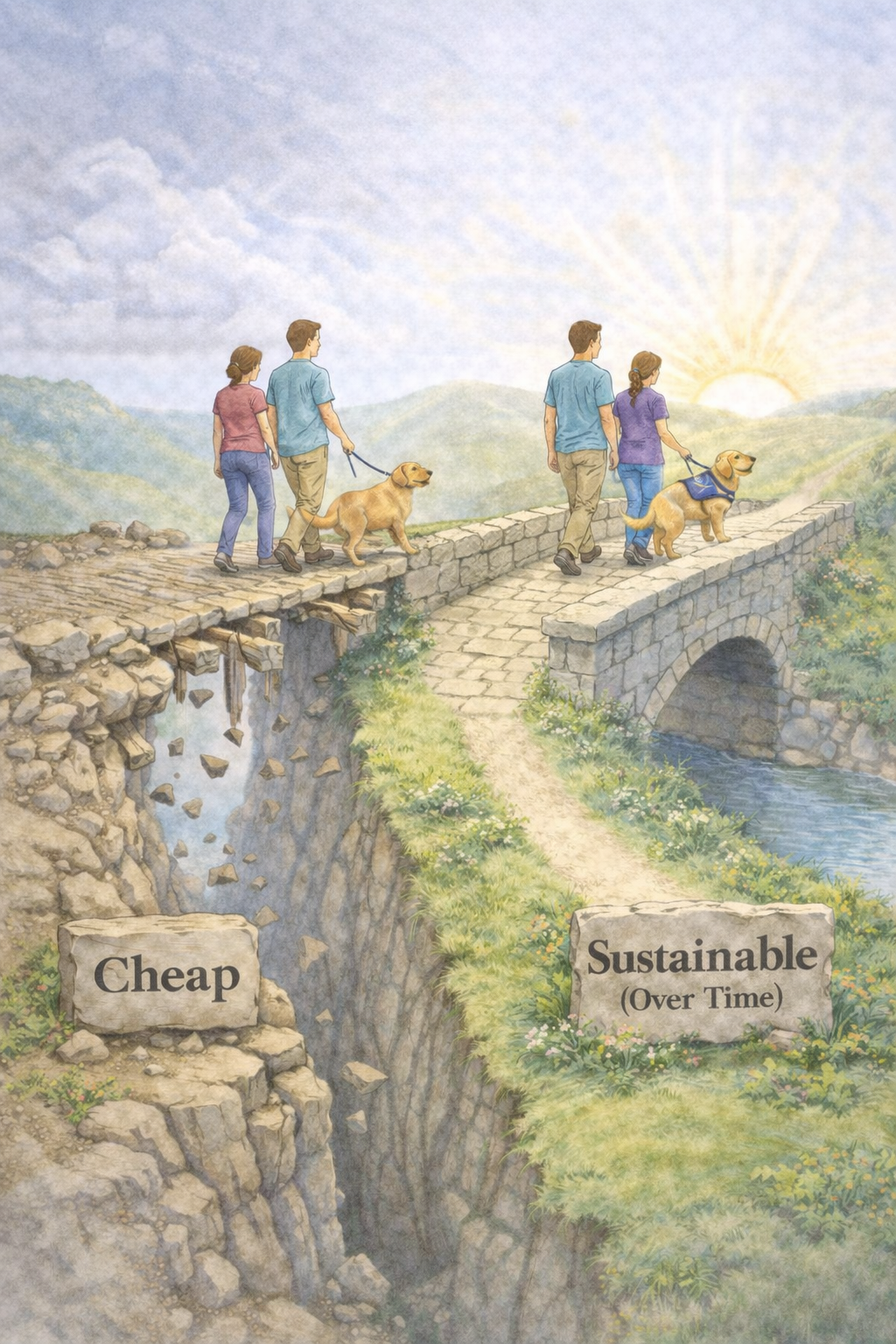 Service Dog Training Balancing Choices