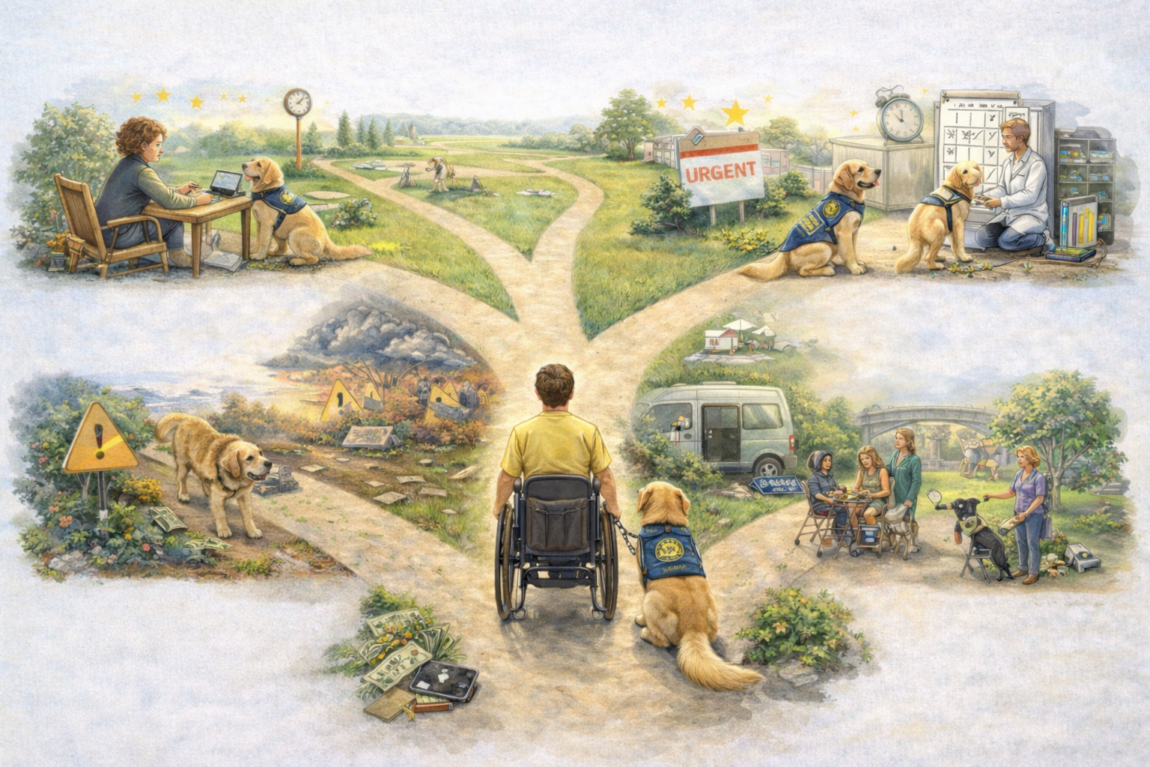 Choosing a Service Dog Training Path