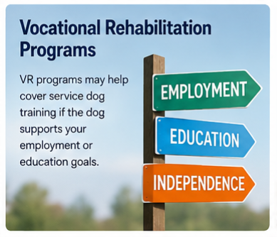 Funding Service Dog Training 7 Vocational Rehabilitation Programs